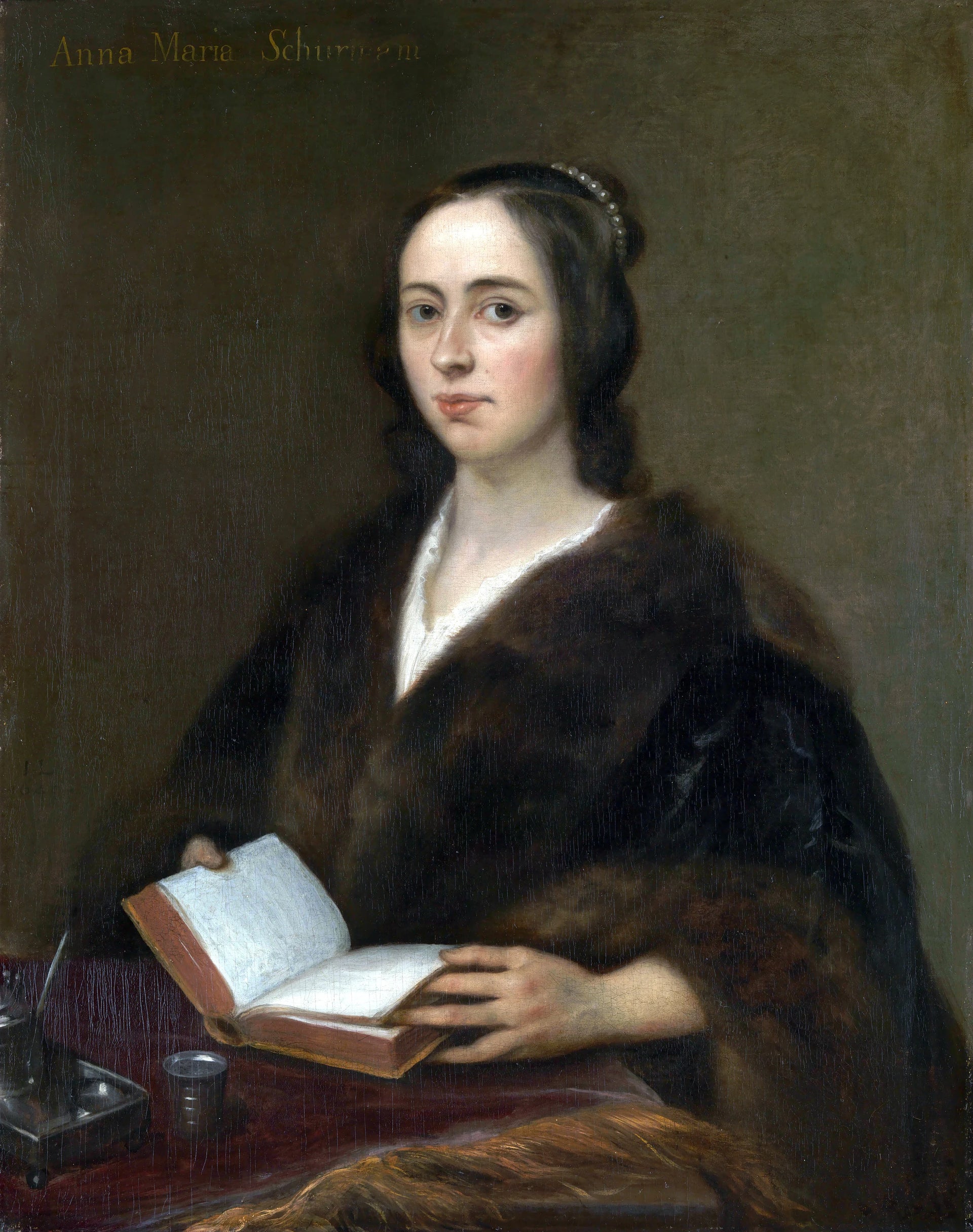 Portrait d'Anna Maria van Schurman - Jan Lievens