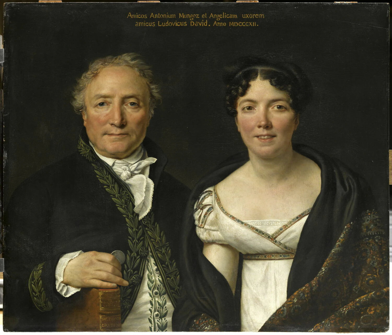 Portrait d'Antoine Mongez (1747-1835) et Angélique Mongez, née Le Vol (1775-1855) - Jacques-Louis David