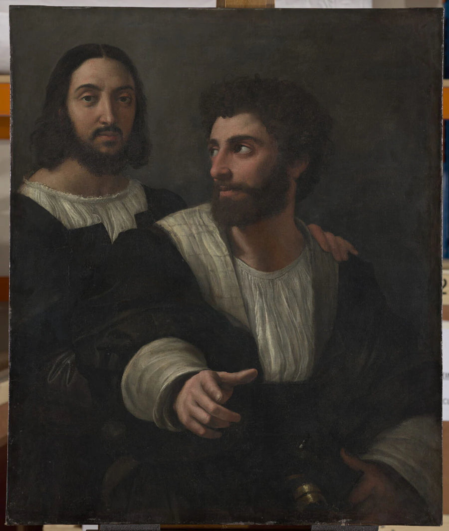 Portrait de l'artiste avec un ami - dit Raphaël Santi Raffaello