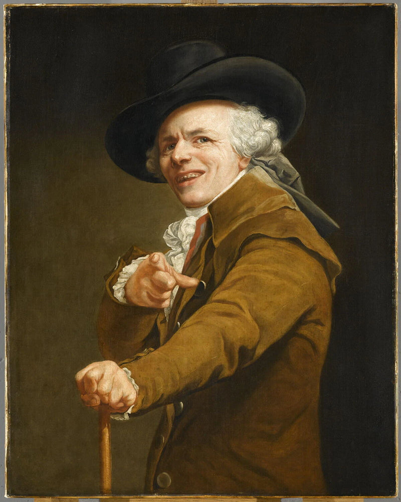 Portrait de l'artiste sous les traits de Moqueur - Joseph Ducreux