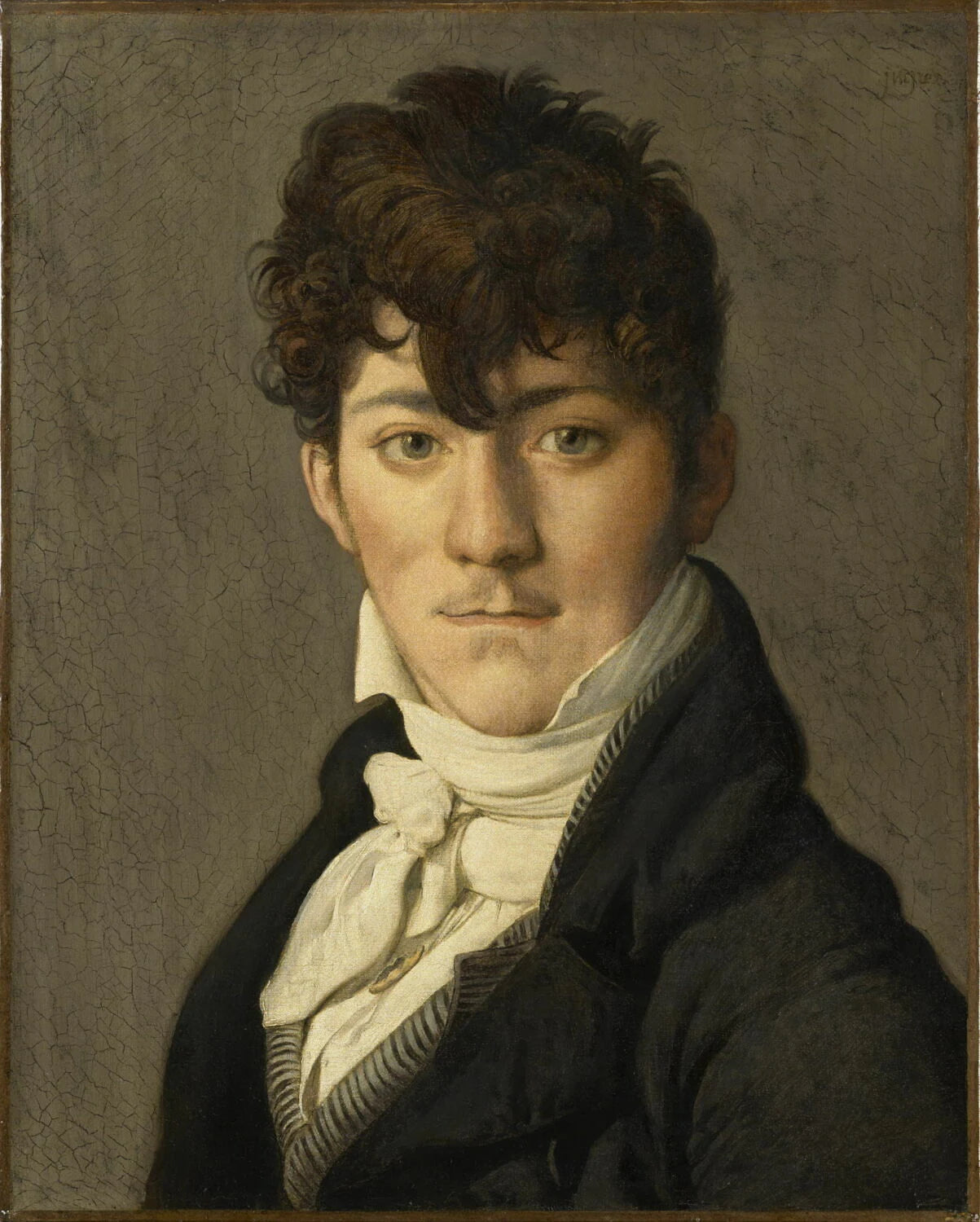 Portrait d'Auguste François Talma (1785-1812), peintre et officier de marine, neveu du tragédien Talma. - Jean-Auguste-Dominique Ingres