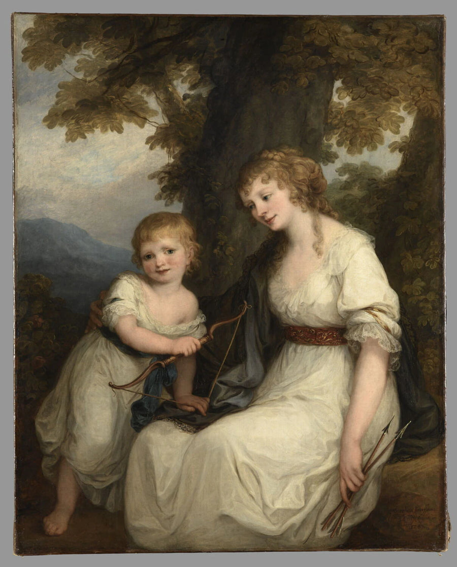 Portrait de la baronne de Krüdener - Angelika Kauffmann