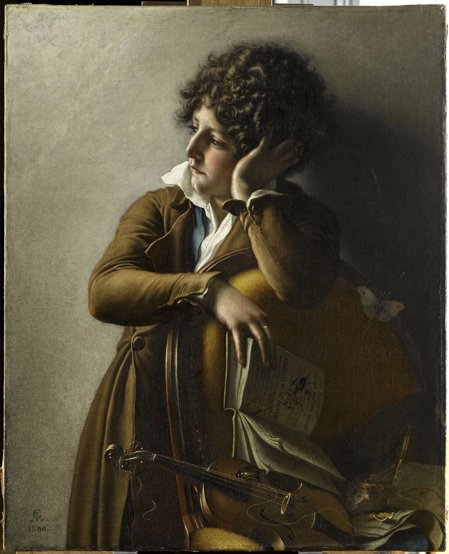 Portrait de Benoît-Agnès Trioson, dit autrefois Portrait du jeune Romainville Trioson (vers 1789-1804) - Anne-Louis Girodet de Roucy-Trioson
