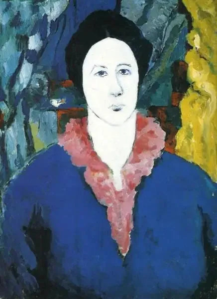 Portrait bleu - Kazimir Malevich image 1 copie de tableau peinte à la main