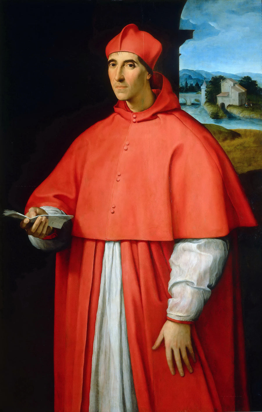 Portrait du cardinal Alexandre Farnèse - Raphaël Sanzio