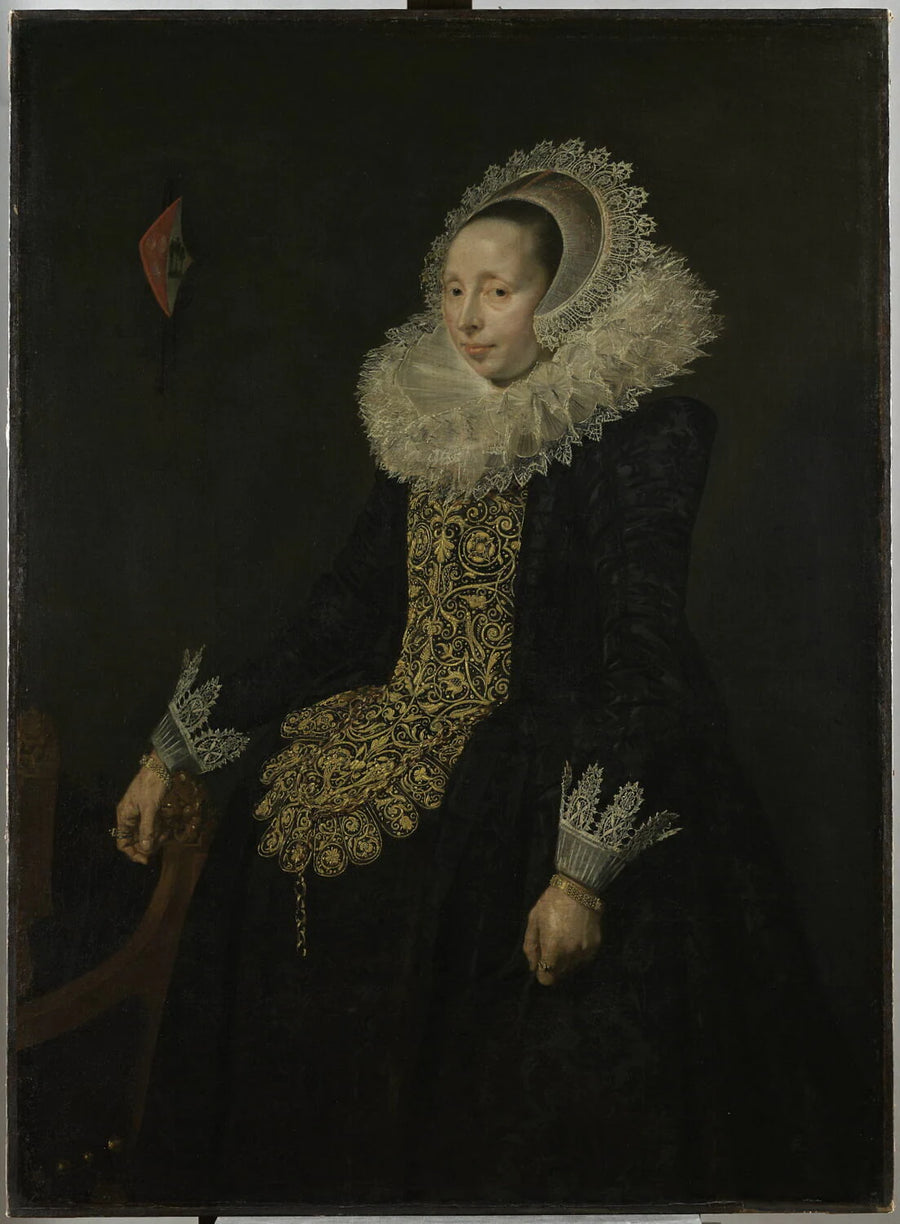 Portrait de Catarina Both van der Eem (1589-1666), troisième épouse de Paulus van Beresteyn - Pieter Soutman
