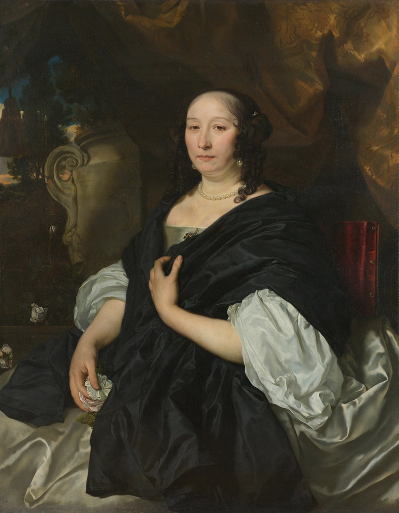 Portrait de Catharina van der Voort - Abraham van den Tempel