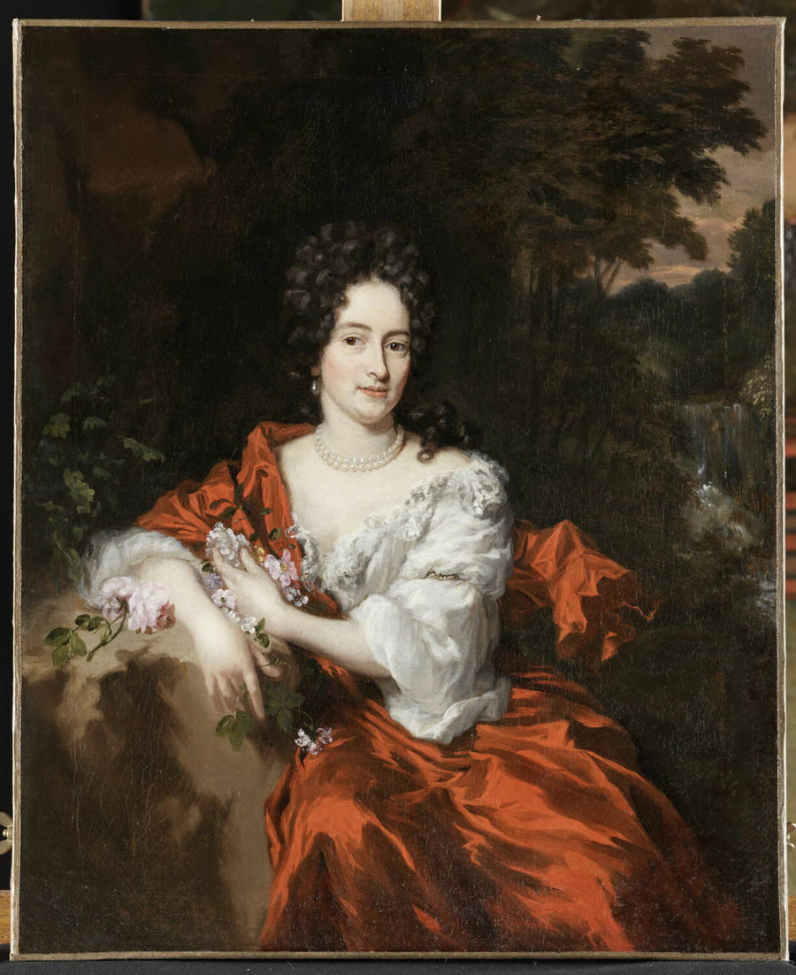 Portrait de Catherine de Vogelaar, épouse de Hermanus Amija, fille d'un secrétaire de la Ville d'Amsterdam - Nicolaes Maes