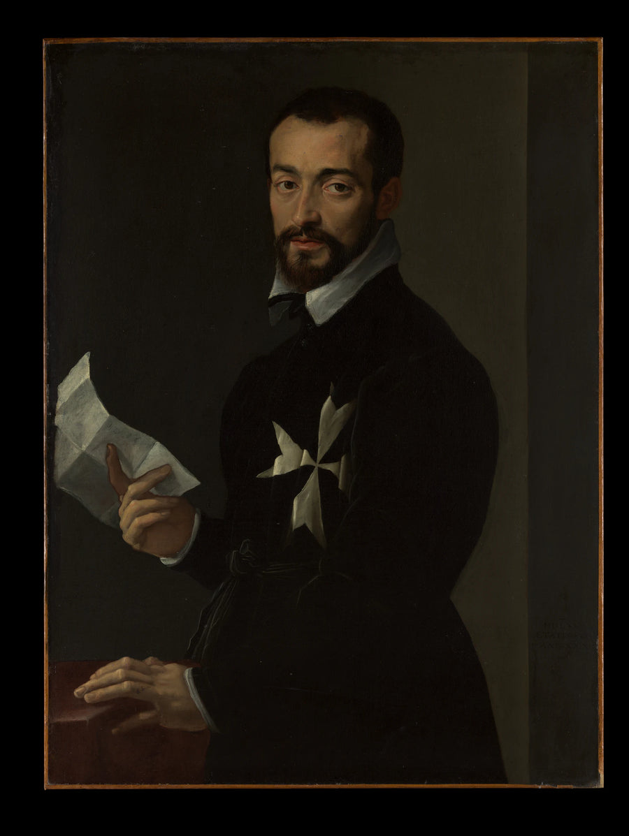 Portrait d'un chevalier de Malte, probablement Fra Jacopo Salviati - Mirabello Cavalori