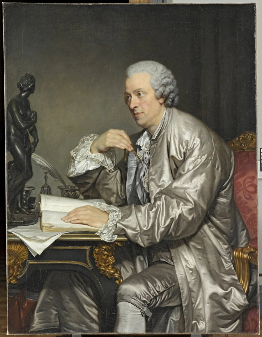 Portrait de Claude-Henri Watelet (1718-1786), receveur général des Finances, collectionneur, peintre, graveur et écrivain - Jean-Baptiste Greuze
