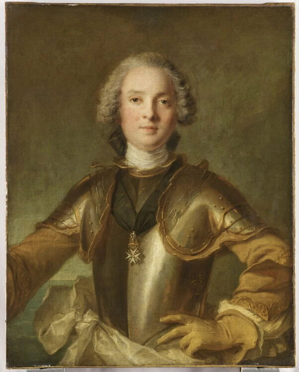 Portrait d'un commandeur de l'Ordre de Malte, peut-être Jean-Philippe, chevalier d'Orléans (1702-1748) - Jean-Marc Nattier