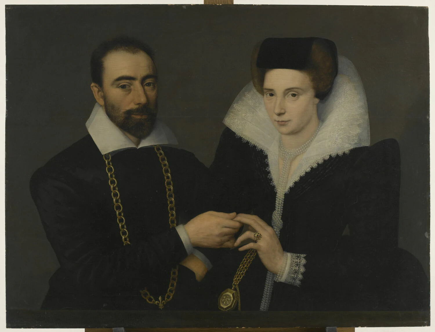Portrait d'un couple - Artiste inconnu