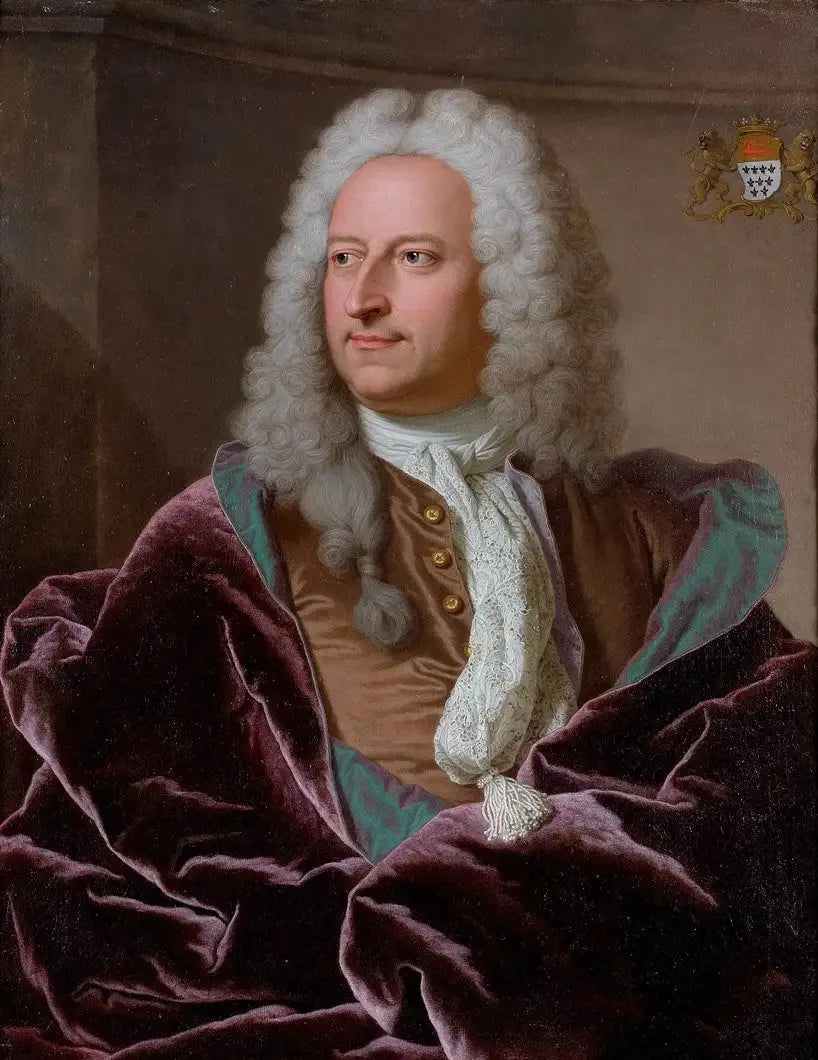 Portrait d’Abraham Van Hoey - Hyacinthe Rigaud image 1 tableau peint à l’huile sur toile