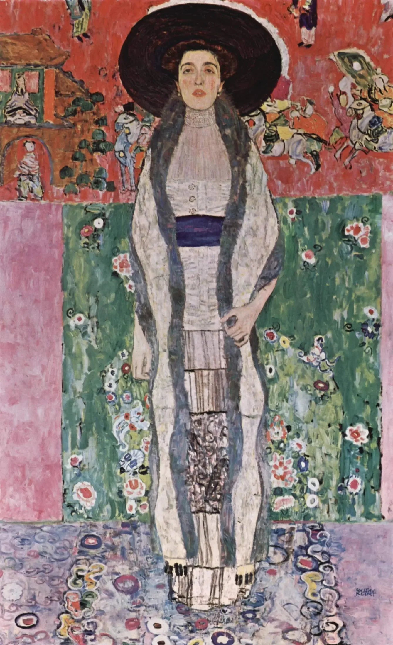 Portrait d'Adèle Bloch-Bauer II - Gustav Klimt image 1 reproduction artisanale de tableau
