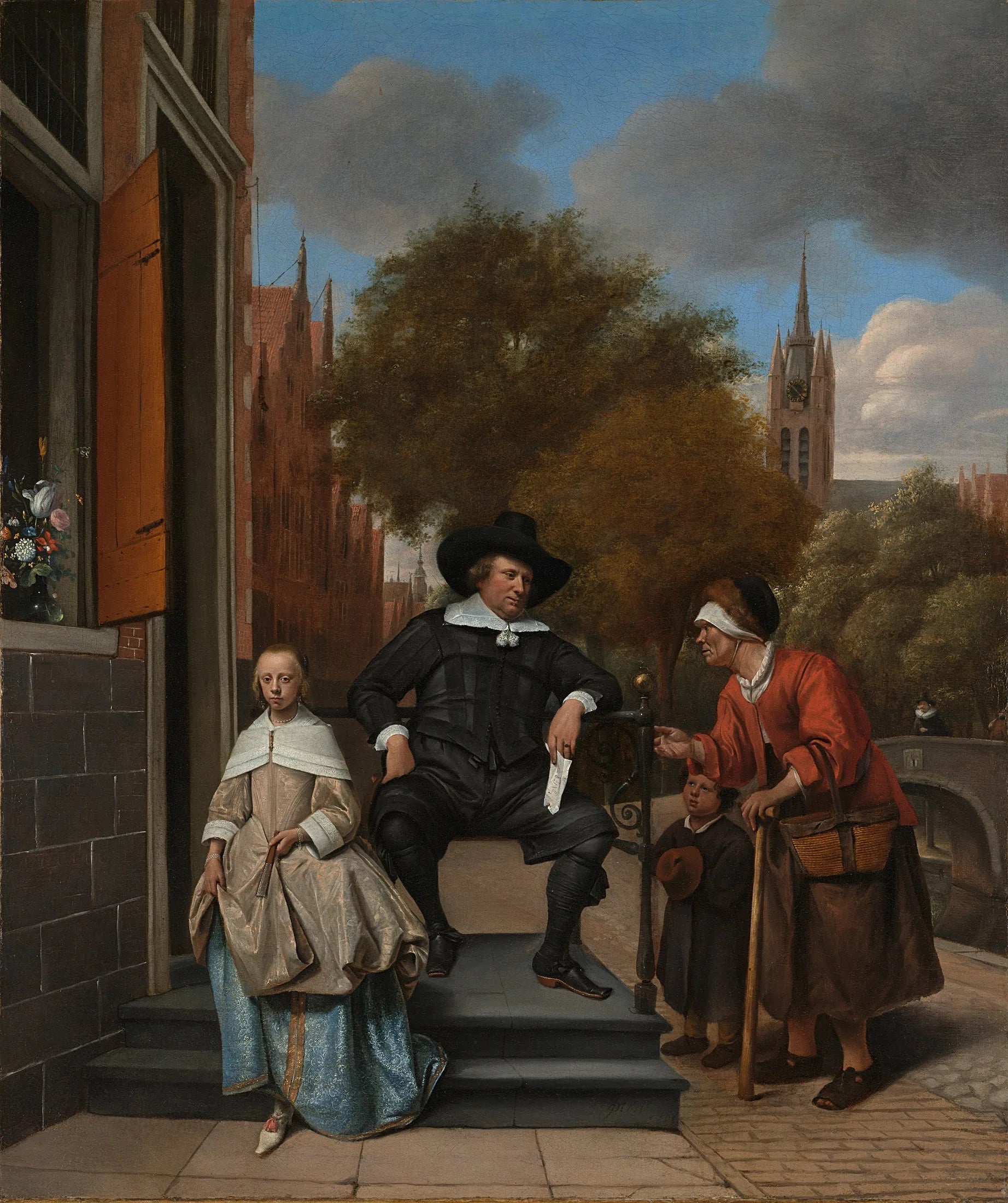 Portrait d'Adolf et Catharina Croeser - Jan Steen image 1 copie peinte à la main à l’huile