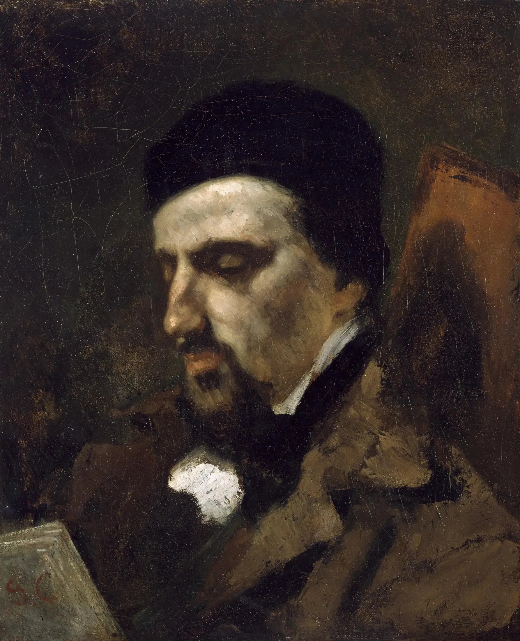 Portrait d'Adolphe Marlet - Gustave Courbet image 1 copie peinte à la main à l’huile