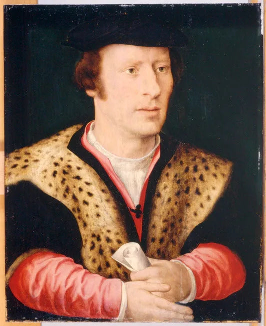 Portrait d'Adriaan van der Goes (....-1560) - Joos van Cleve image 1 tableau peint à l’huile sur toile
