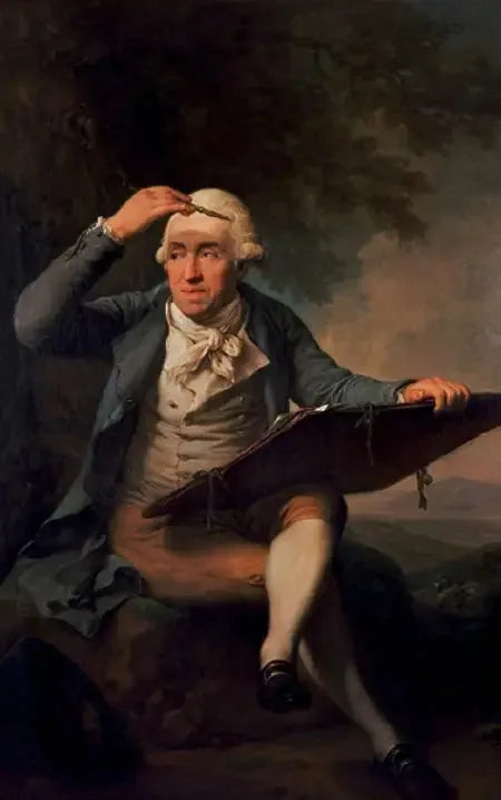 Portrait d'Adrian Zingg - Anton Graff image 1 reproduction artisanale de tableau