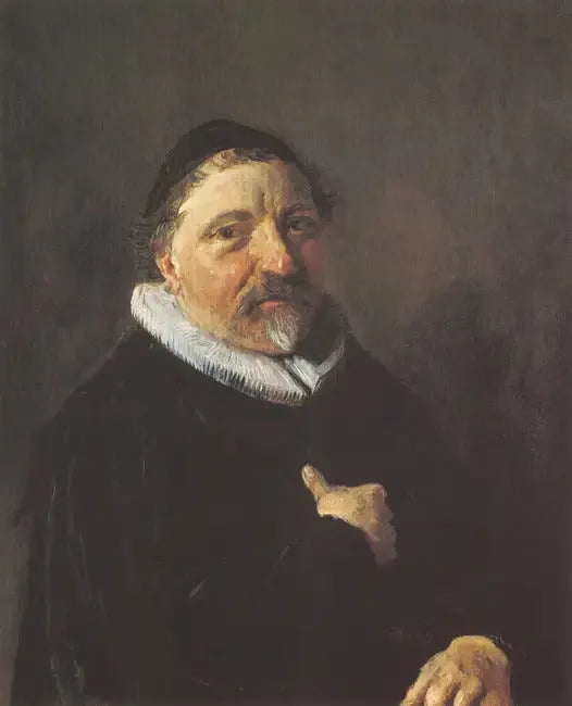 Portrait d'Adrianus Tegularius - Frans Hals image 1 reproduction de peinture à l’huile