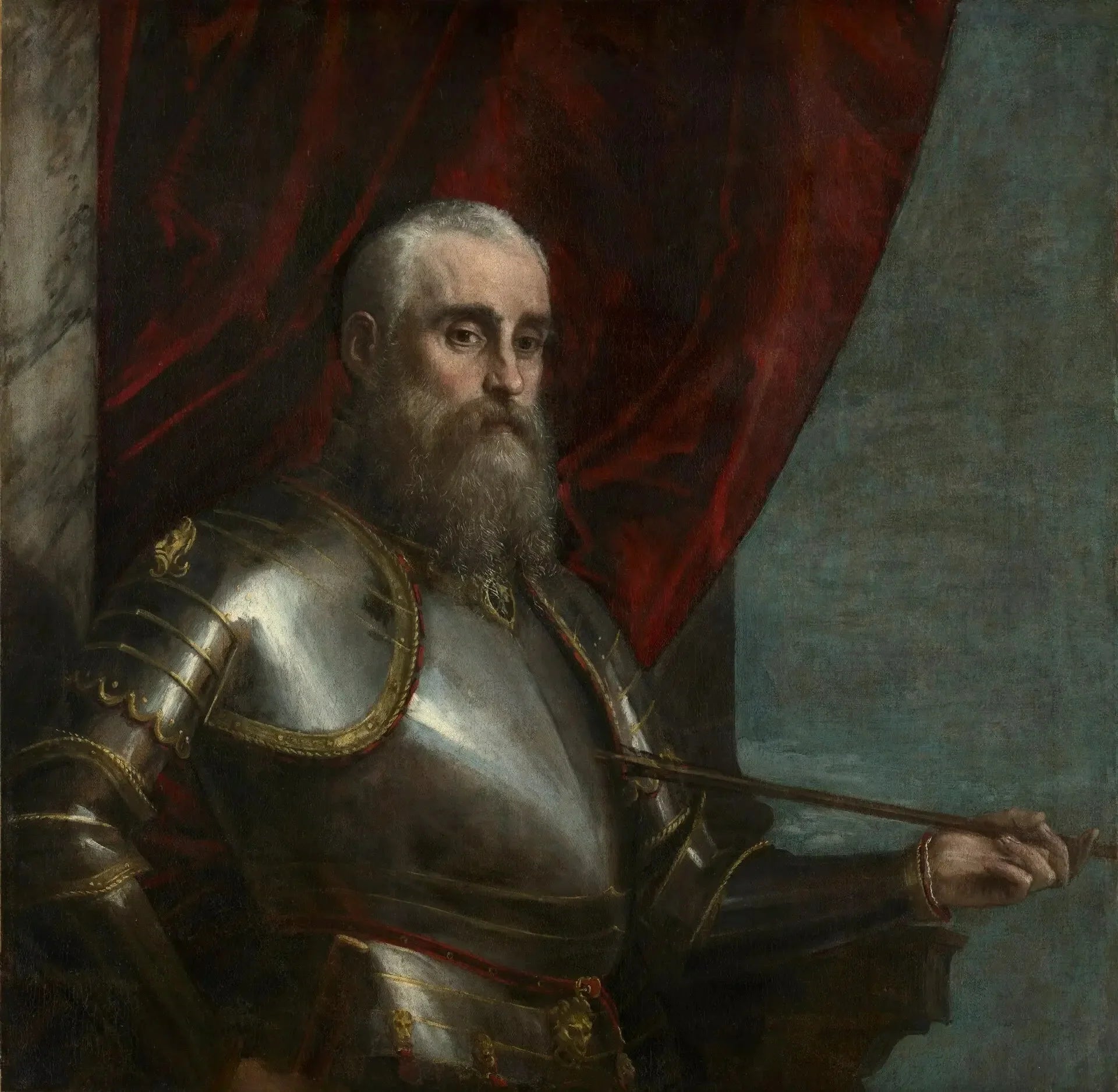 Portrait d'Agostino Barbarigo - Paul Véronèse image 1 copie peinte à la main à l’huile
