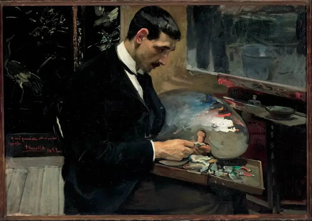 Portrait d'Agustín Otermín - Joaquín Sorolla image 1 reproduction d’œuvre d’art à l’huile