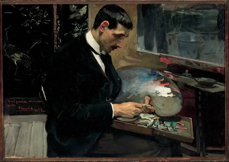 Portrait d'Agustín Otermín - Joaquín Sorolla