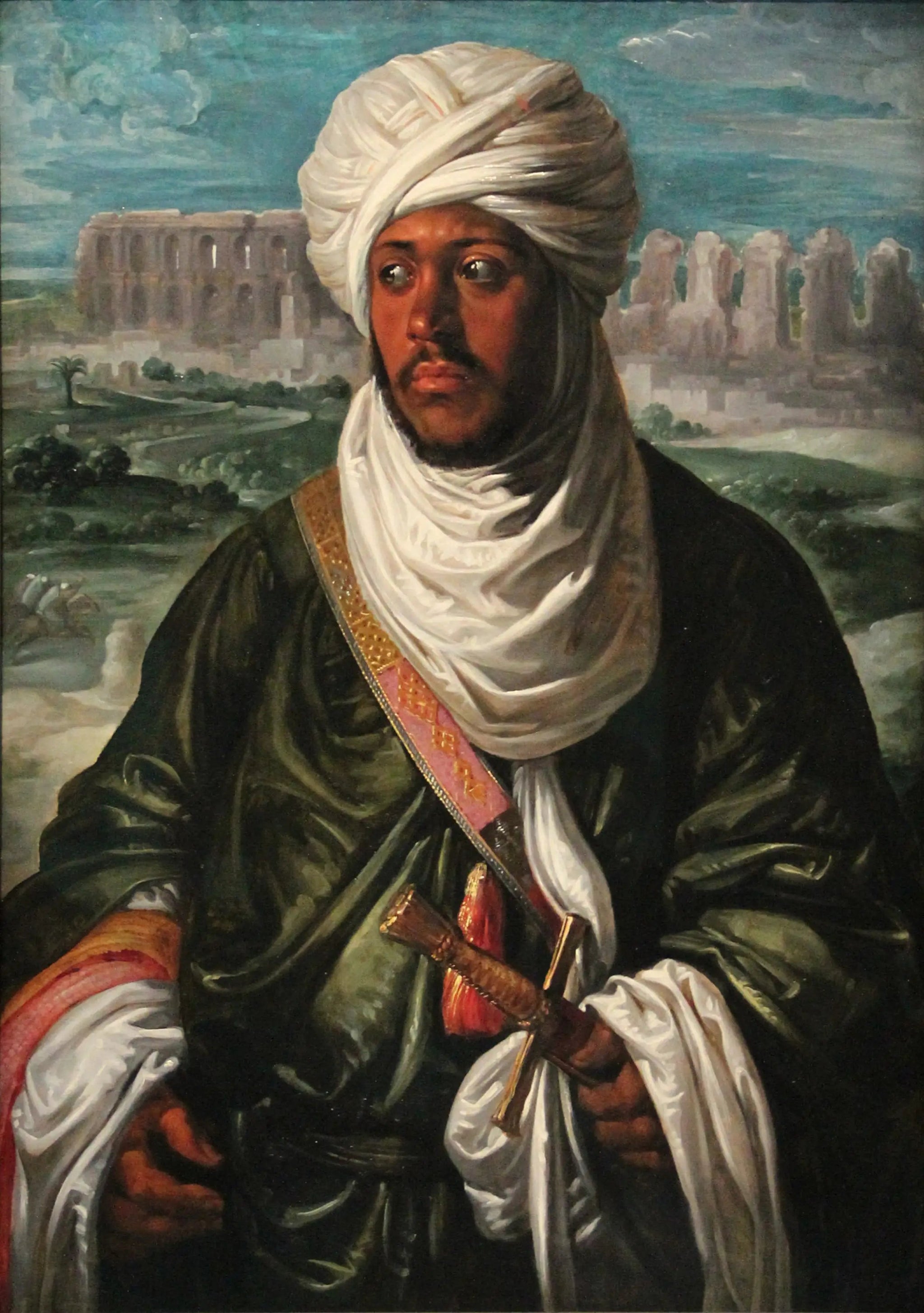 Portrait d'Ahmed III al-Hafsi - Peter Paul Rubens image 1 reproduction artisanale de tableau