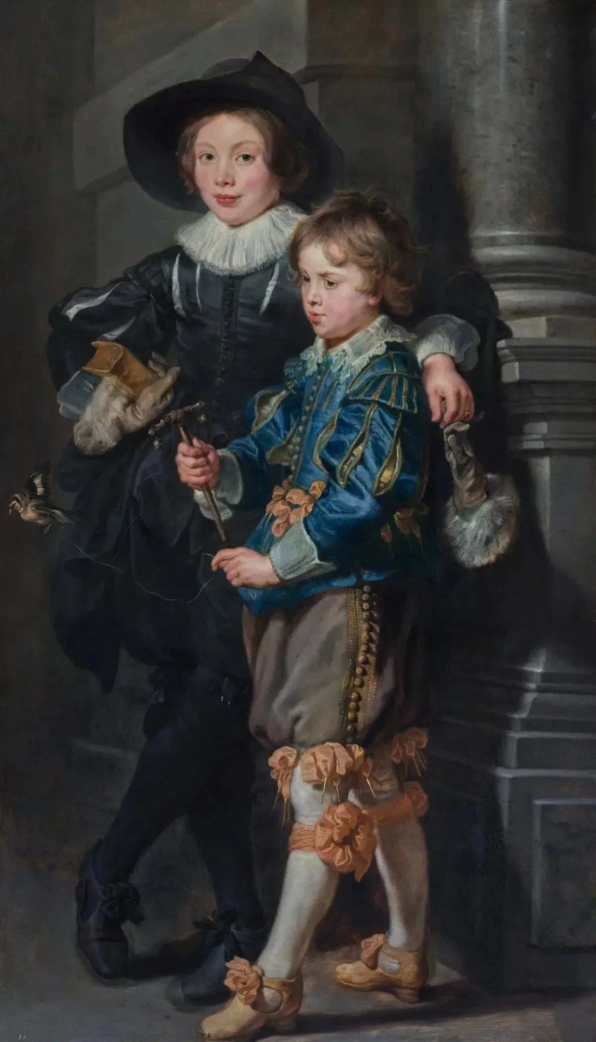 Portrait d'Albert (1614-1657) et de Nicolas Rubens (1618-1673) - Peter Paul Rubens image 1 copie de tableau peinte à la main