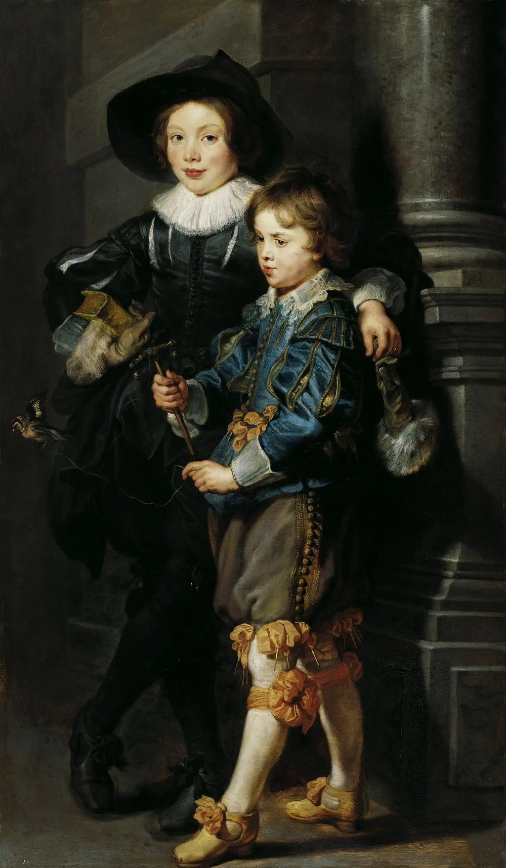 Portrait d'Albert et Nicolas Rubens - Peter Paul Rubens image 1 tableau peint à l’huile sur toile