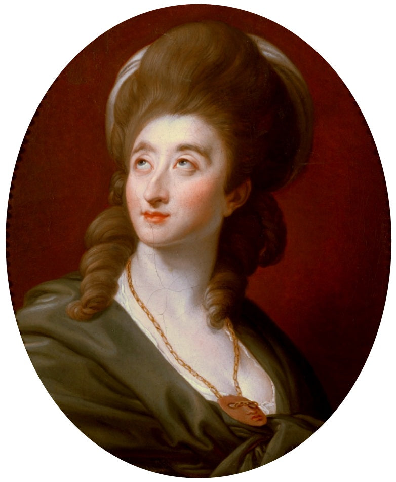 Portrait d'Aleksandra Potocka née Lubomirska dans le rôle de Melpomène. - Pompeo Batoni image 1 reproduction de peinture à l’huile