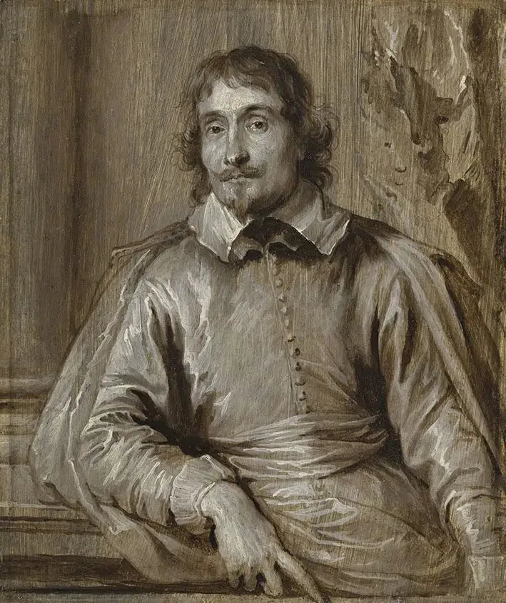 Portrait d'Alessandro Scaglia (grisaille) - Antoine van Dyck image 1 reproduction de peinture à l’huile