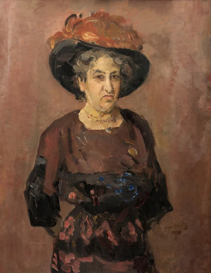 Portrait d'Aletta Jacobs (1854-1929) - Isaac Israëls image 1 tableau peint à l’huile sur toile