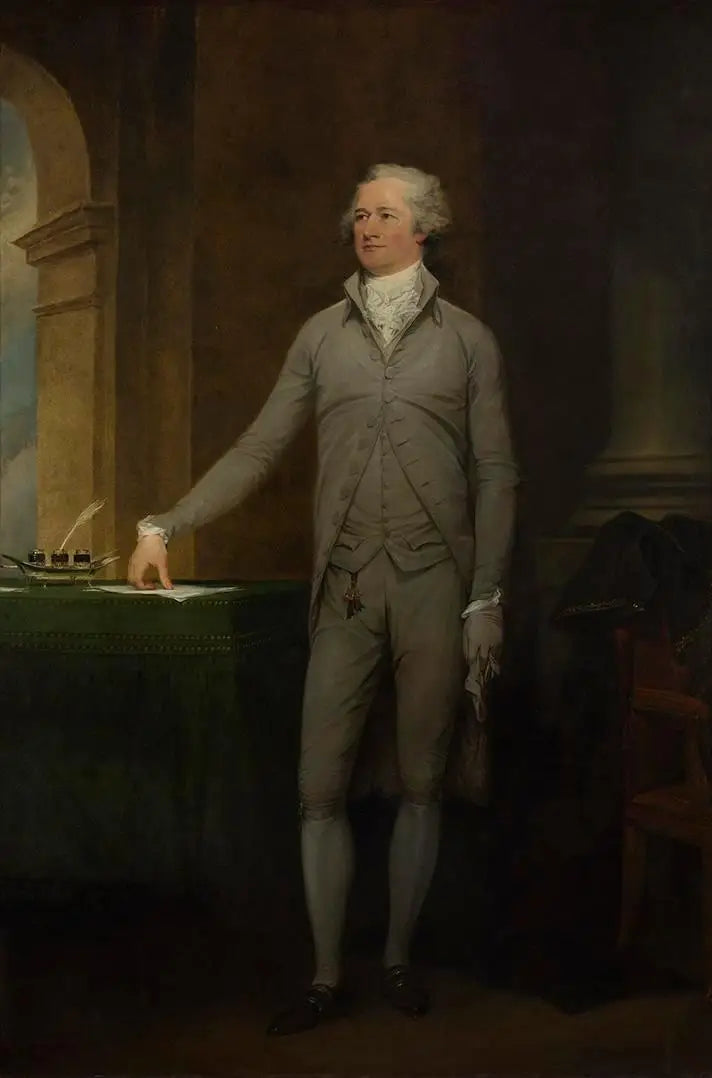 Portrait d'Alexander Hamilton - John Trumbull image 1 tableau peint à l’huile sur toile