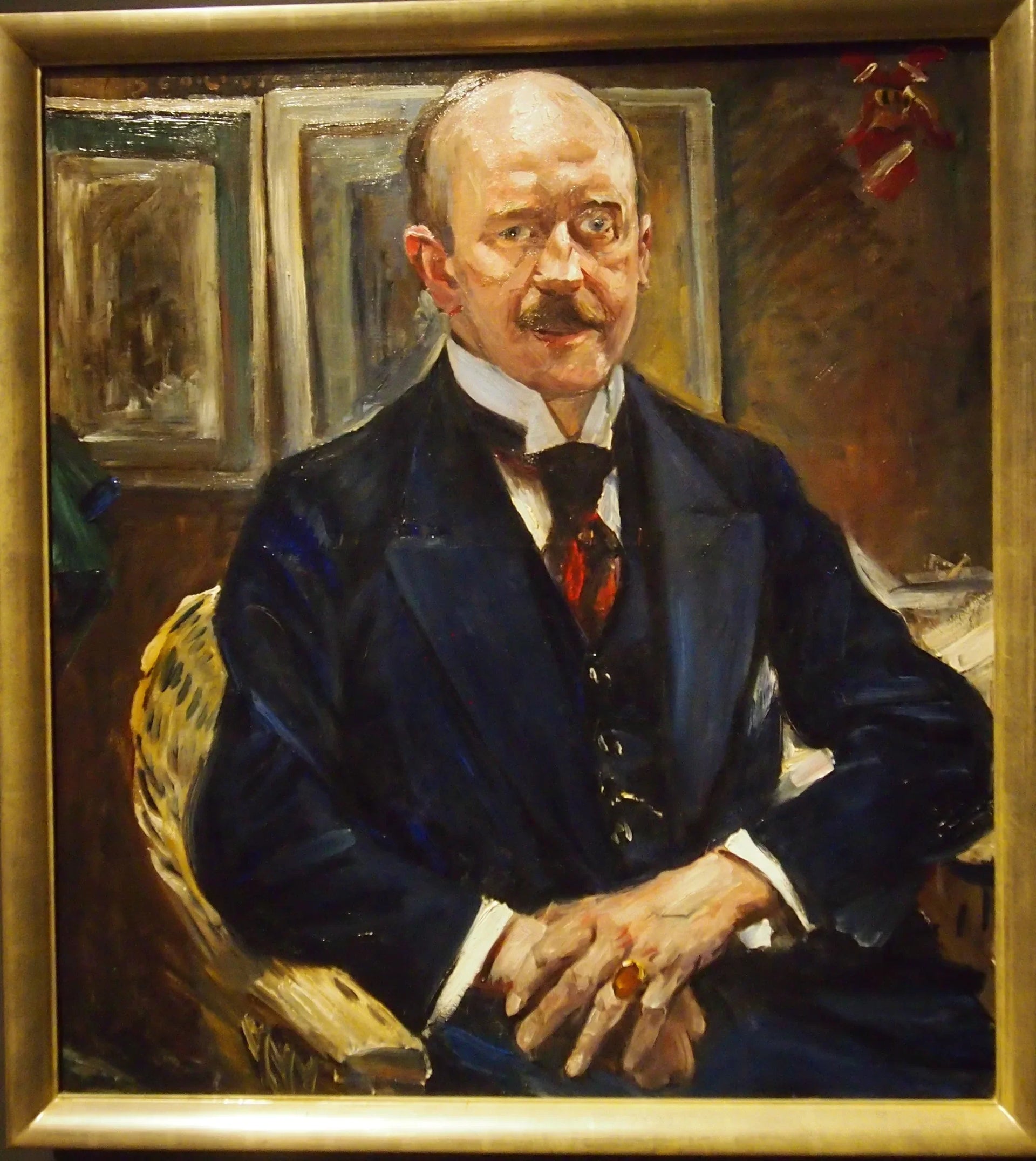 Portrait d'Alexandre Freiherr von Reitzenstein - Lovis Corinth image 1 copie de tableau peinte à la main