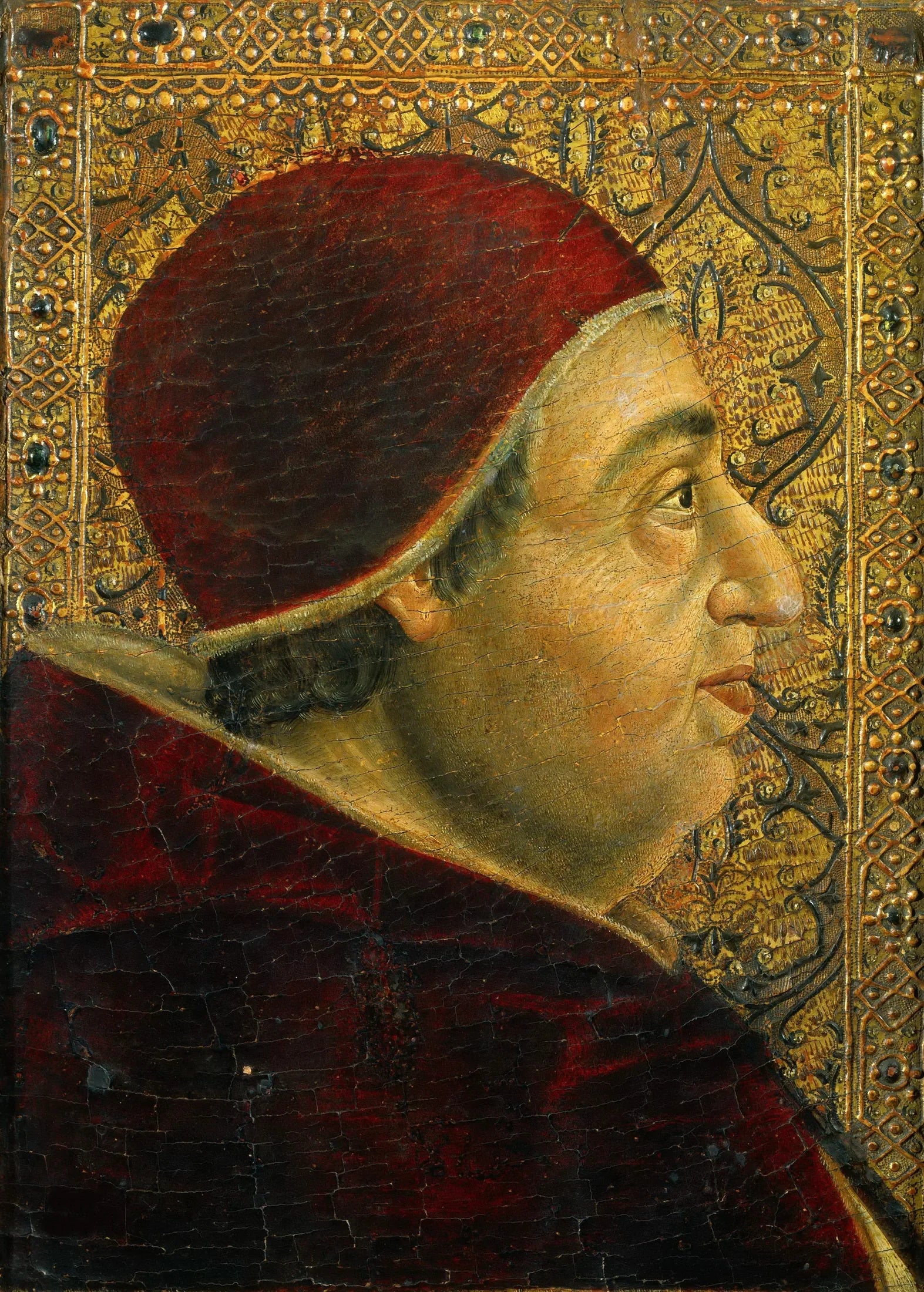 Portrait d'Alexandre VI (Borgia, 1492-1503) - Pedro Berruguete image 1 tableau peint à l’huile sur toile