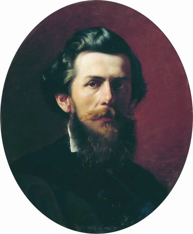 Portrait d'Alexei Bogoliubov - Fyodor Bronnikov image 1 copie de tableau peinte à la main