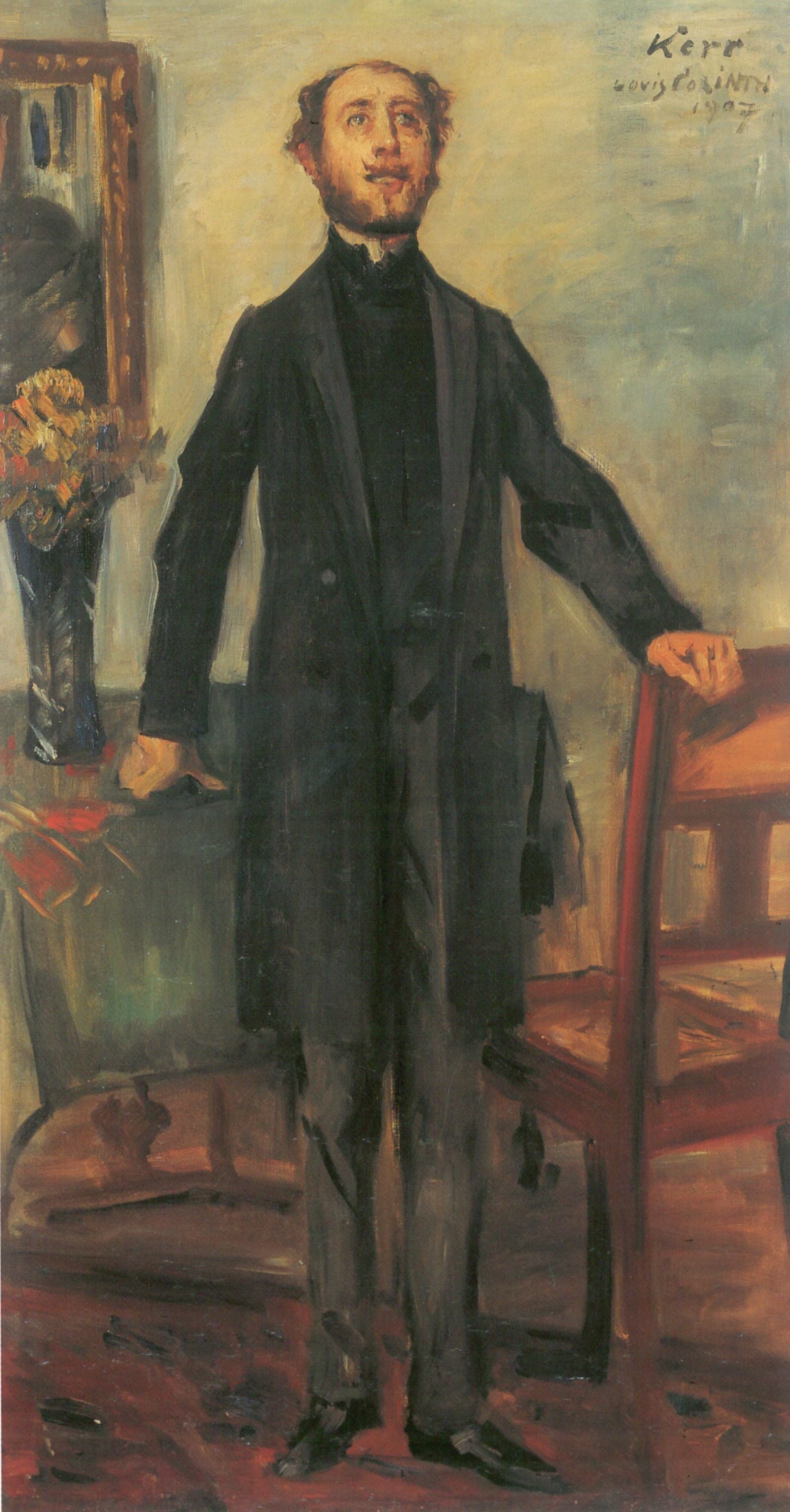 Portrait d'Alfred Kerr - Lovis Corinth image 1 reproduction d’œuvre d’art à l’huile