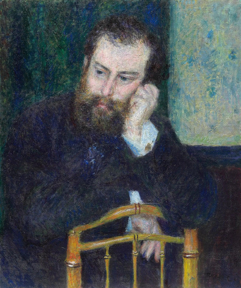 Portrait d'Alfred Sisley - Pierre-Auguste Renoir