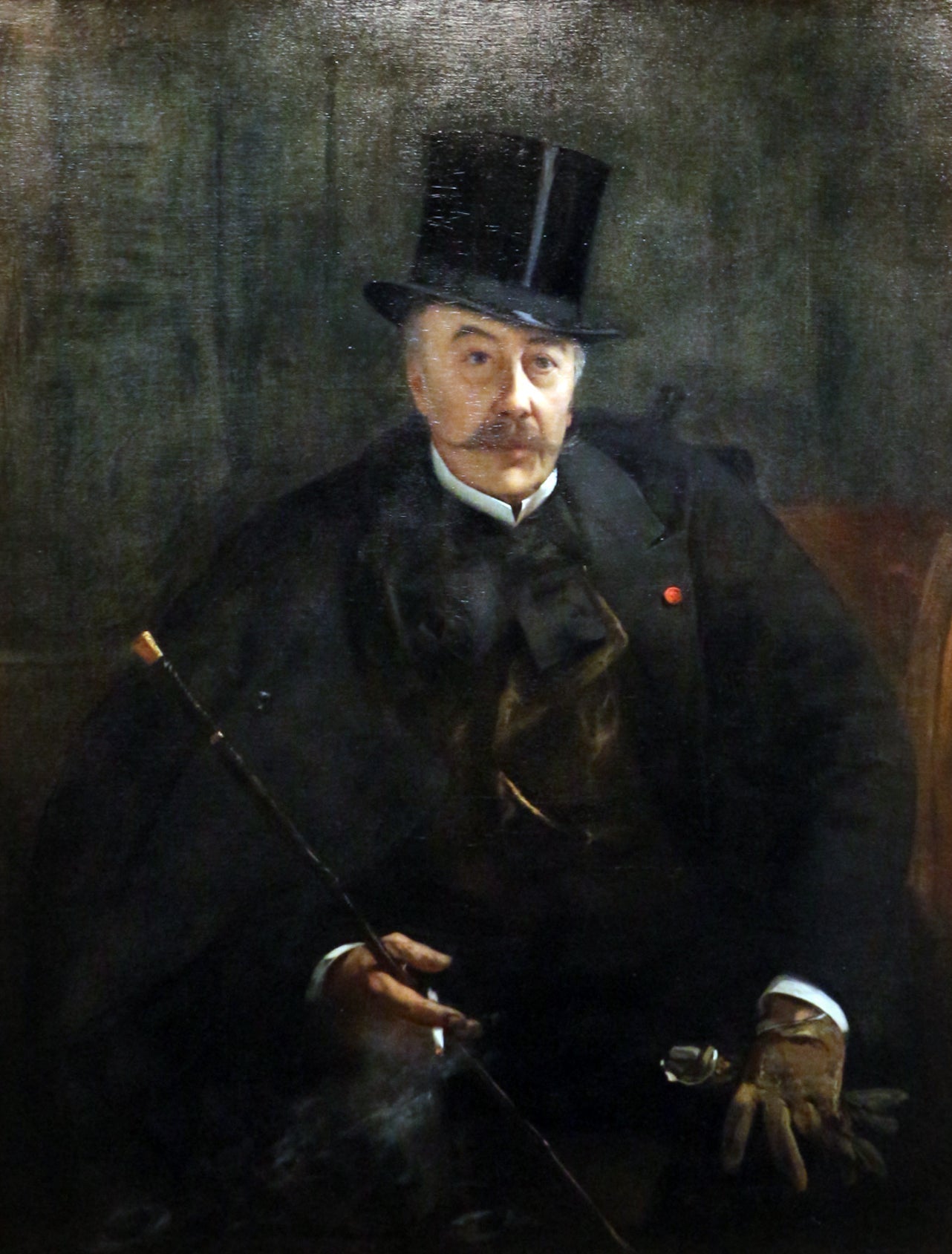 Portrait d'Alfred Stevens - Henri Gervex image 1 tableau peint à l’huile sur toile