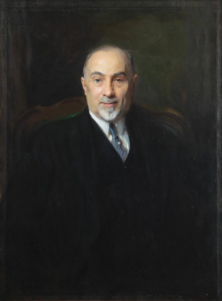 Portrait d'Alfredo Hirsch - Philip de László image 1 copie de tableau peinte à la main