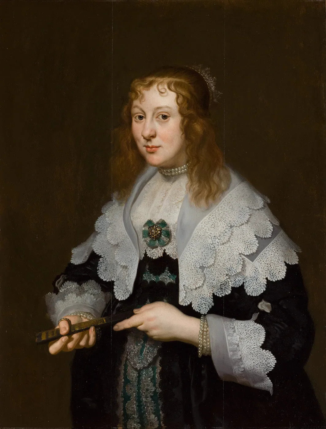 Portrait d'Alida Bicker (1620-1702) - Joachim von Sandrart image 1 tableau peint à l’huile sur toile