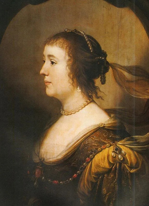 Portrait d'Amalia van Solms (1602-1675) - Gerrit van Honthorst image 1 reproduction d’œuvre d’art à l’huile