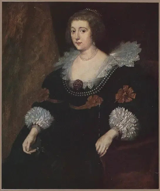 Portrait d'Amalia van Solms-Braunfels, princesse d'Orange (1602-1675) - Antoine van Dyck image 1 copie de tableau peinte à la main