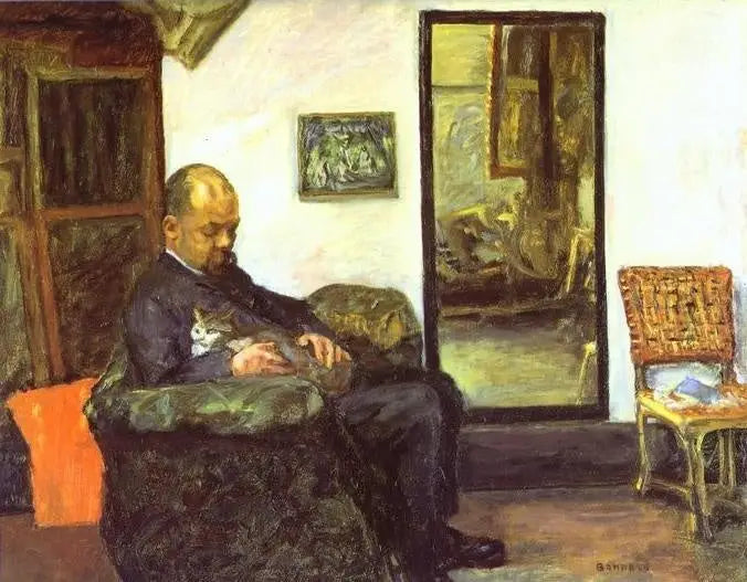 Portrait d'Ambroise Vollard - Pierre Bonnard image 1 copie de tableau peinte à la main
