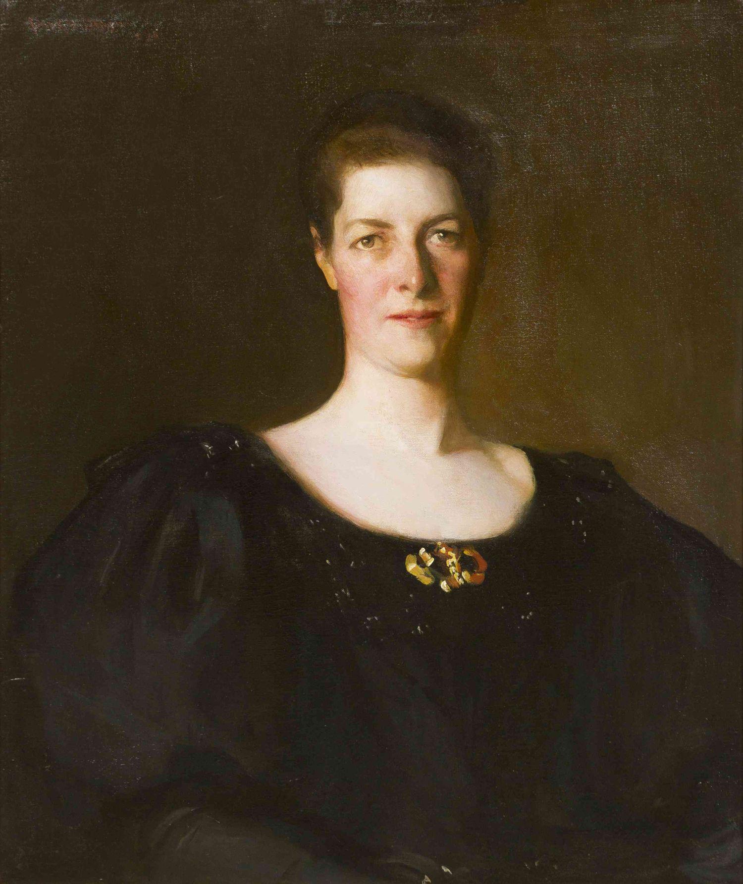 Portrait d'Amy Gordon Grant - Frank Weston Benson image 1 tableau peint à l’huile sur toile