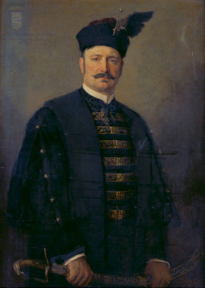 Portrait d'András Bethlen - Philip de László image 1 reproduction artisanale de tableau