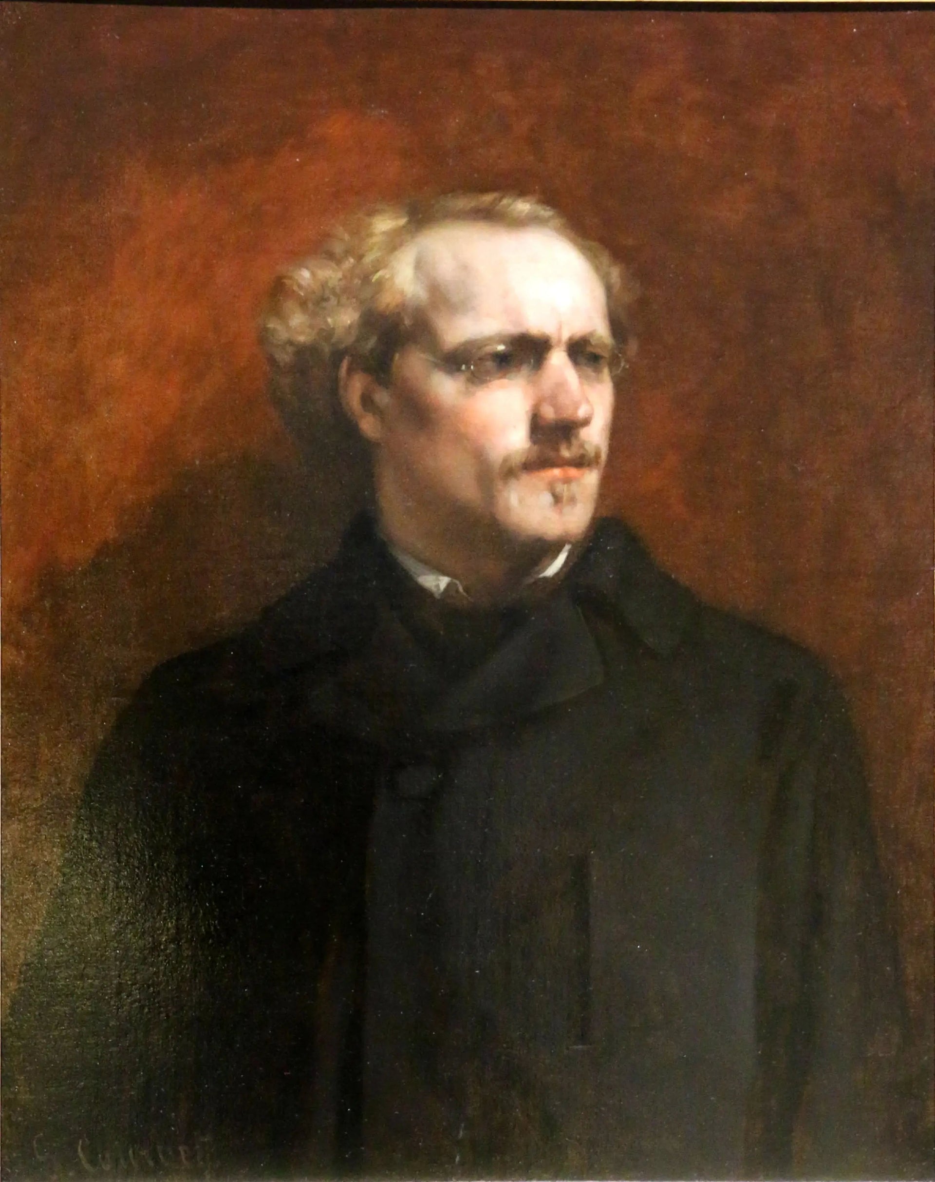 Portrait d'André Grangier - Gustave Courbet image 1 tableau peint à l’huile sur toile
