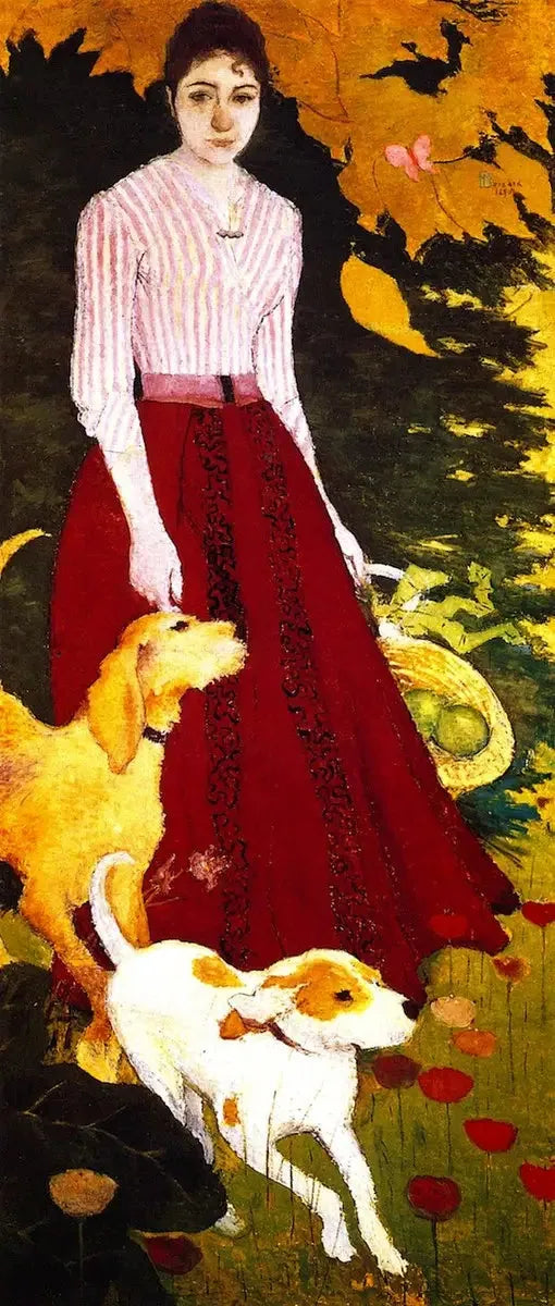 Portrait d'Andrée Bonnard, sœur de l'artiste - Pierre Bonnard image 1 copie de tableau peinte à la main