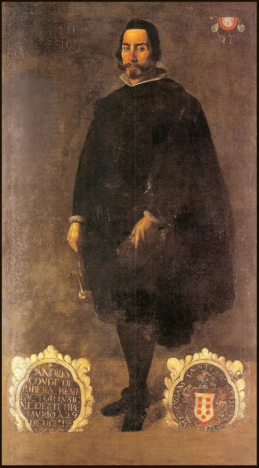Portrait d'Andrés Condé de Ribera - Francisco de Zurbarán image 1 reproduction d’œuvre d’art à l’huile