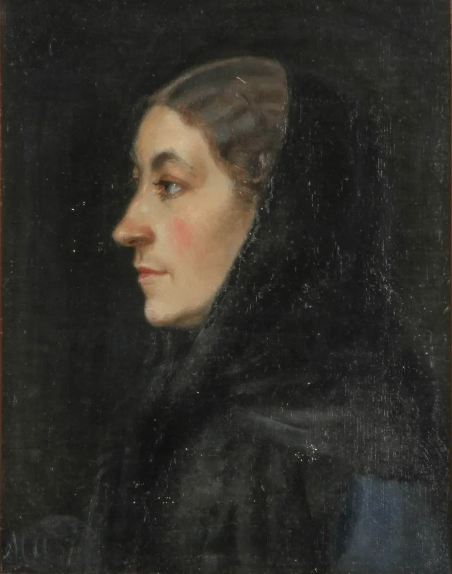 Portrait d'Ane Raadsig. - Michael Peter Ancher